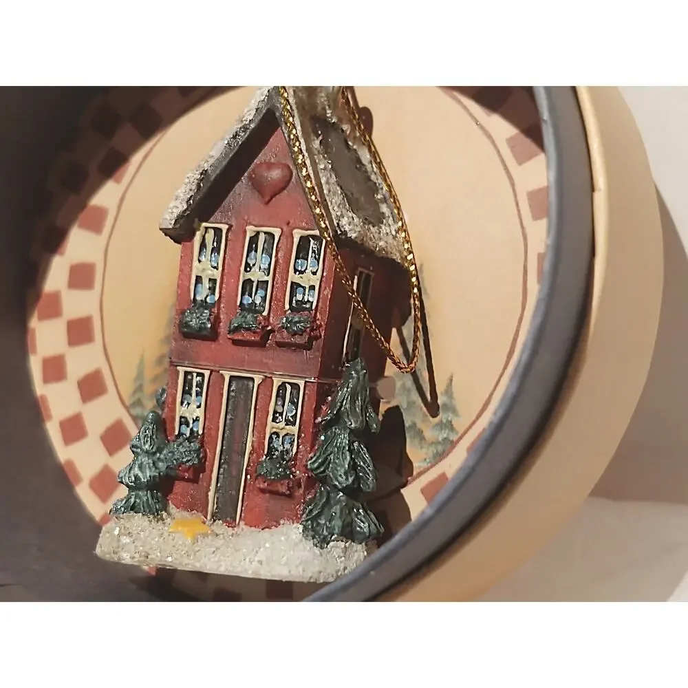Crazy Mountain Ornament - Red House
